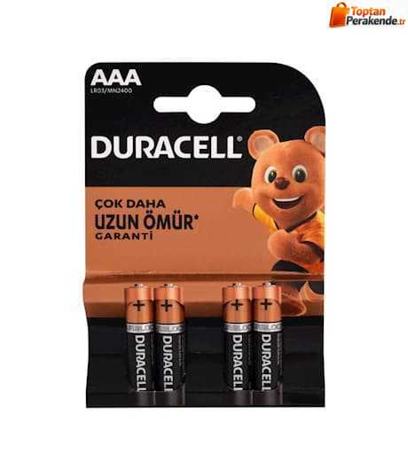 Duracell AAA İnce Kalem Pil 4lü